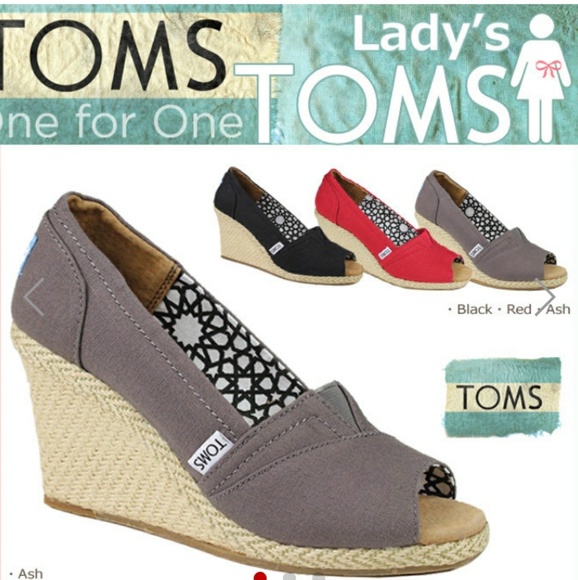 Toms Shoes - Toms wedge heels
